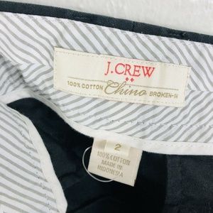 J. Crew Shorts - J Crew Size 2 Chino Shorts Black 3" Casual Cotton J. Crew Shorts - J Crew Size 2 Chino Shorts Black 3" Casual Cotton